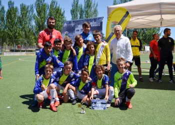 Los Benjamines del Colmenar, Campeones del 9º Torneo de Futbol Base Amancio Amaro de Soto del Real