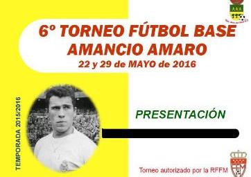 6º Torneo de Futbol Base Amancio Amaro 2016 en Soto del Real